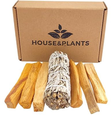Palo Santo para quemar, Salvia Blanca para quemar, Incienso palo santo, Incienso natural sin toxicos, Salvia, Sahumerios, Palo santo natural, Kit Regalo