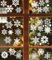 FAOKZE 155 calcomanías de ventana de Navidad, Pegatinas de Navidad Ventana, pegatinas electrostáticas para ventana de copos de nieve, calcomanías de PVC para decoración de vidrio, Navidad, invierno