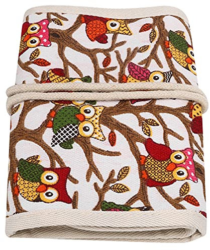 Großes Oxford-Etui für Stricknadeln, Langlebige und Kratzfeste Aufbewahrungstasche für Häkelnadeln, Praktische Aufbewahrung von Strickwerkzeugen und Zubehör, Ideal für Unterwegs