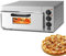Forno Per Pizza Commerciale, Pizzaiolo In Acciaio Inossidabile Con Pietra Per Pizza E Timer, Preriscaldamento Rapido E Temperatura Regolabile, Riscaldamento Uniforme a 360°, Per Cotti Ristorante