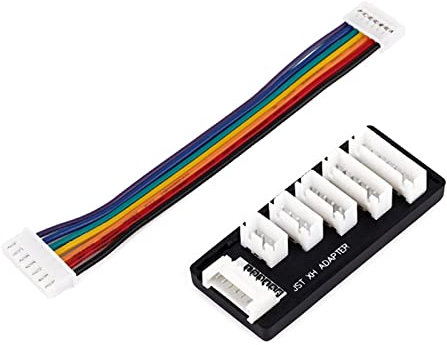 HUIFACAI 2s-6s Battery Balance Chargers Adapter Connector JST-XH Balancer Cable Expansion Board for B6 B6AC, 60x25x15mm, As the Pic Show