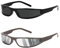 Wrap Around Sonnenbrille für Männer Frauen Vintage Gangster Stil Sonnenbrille Futuristische Brille