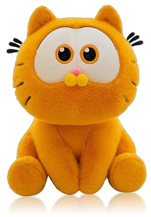 Orange Katze Plüschtiere, Cartoon Plüsch Puppe, 25cm Anime Plüsch Puppe, Orange Katze Plüschfigur, Jungen Mädchen Kinder Geburtstag Geschenk