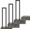 Schmiedeeiserner Handlauf für Garten Terrasse Terrassendielen 0,5m Außentreppe Geländer mit 1 Stufe Ideal für Betontreppen oder Holztreppen