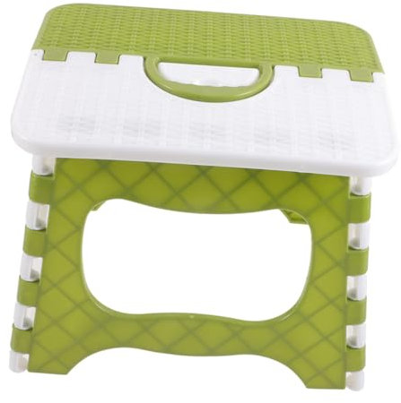 POPETPOP Petit Tabouret Pliant Chaise De Plage avec Repose-Pieds Chaise Pliante Portative Escabeau Pliant Enfants Tabouret Pliable Tabourets De Pêche Tabouret De Pliable Plastique