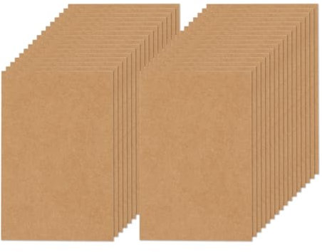 100 Stück Kraftfarbene A6 Blanko Postkarten zum Selbstgestalten, 300 g/m² Karteikarten Blanko A6 Papier Karten zum Beschriften, Kartonpapier Bastelkarton zum Bedrucken DIY(145 x 95 mm)