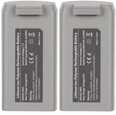HappyFit 2pcs RC Drone Battery 7.7V 2400mAh Remote Control UAV Backup Battery for DJI Mavic Mini 2 for Mini 2 SE for Mini SE