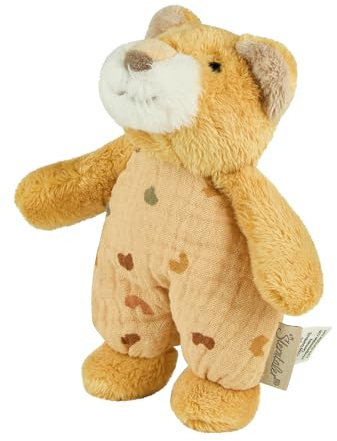 Sterntaler Kuscheltier Löwe Leo - kleines Plüschtier für Baby und Kinder aus weichem Stoff - Spielzeug gefüllt mit Polyesterwatte - treuer Begleiter zum Entdecken, Kuscheln & Spielen, mattgelb