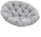 60 x 60 cm Sitzkissen Kissen Stuhlkissen – waschbar rund Outdoor Sitzkissen – Schaukelkorb Schaukelstuhl Kissen – für Hängestühle (C)