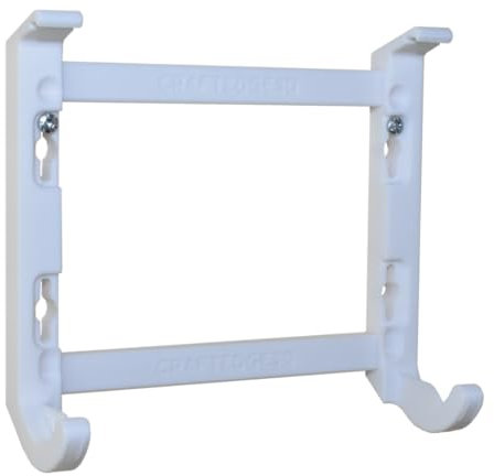 EasyClick passgenauer Wandhalter für AVM Fritz!Box 4050, 5530 Fiber, 6850 5G, 6850 LTE, 7510, 7530AX, auch als Deckenhalterung, in jeder Richtung montierbar, inklusive Montagematerial.