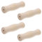Toddmomy 4piezas Mango De Madera Ergonómico para Parrillas De Resistente y Cómodo para y Barbacoas