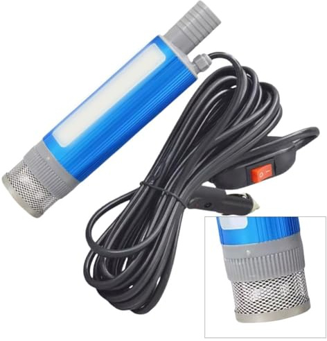 38mm for Diesel Water Pump FOR Camping Fishing Stainless Steel 38Mm for Diesel suitable for Outdoor or buckets with fresh quick and efficient water transfer (12V)