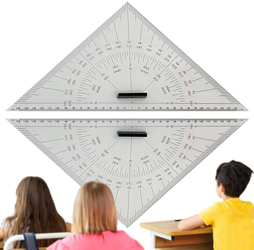 Dreieckige Navigationsschablone 2-teiliger präziser Acryl
