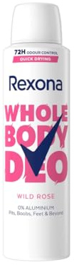 Rexona Deodorant für den ganzen Körper Spray 72H Rose & Moschus – 150 ml