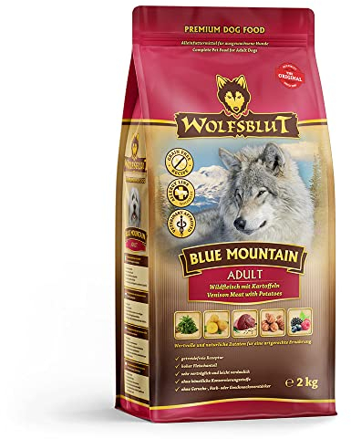 Wolfsblut - Blue Mountain - 2 kg - Wildfleisch - Trockenfutter - Hundefutter - Getreidefrei