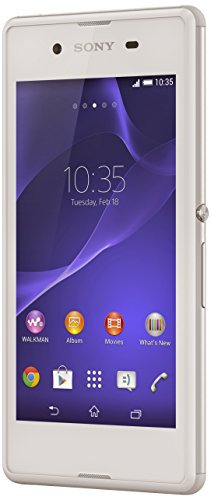 Sony Xperia E3 Smartphone débloqué 4G (Ecran: 4,5 pouces - 4Go - Simple SIM - Android 4.4 KitKat) Blanc