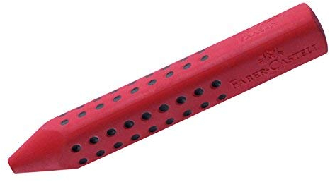 FABER-CASTELL Kunststoff-Radierer GRIP 2001, rot/blau