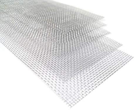 Treillis d'armature V4A en acier inoxydable 5 pièces 200 x 50 mm - maillé pour le soudage du plastique (5 pièce 20x5cm)