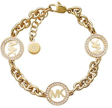 Michael Kors Gold Bracelet for Women; Bracelets; Jewelry for Women, 6.50 Length + 0.5 Extender, Metal