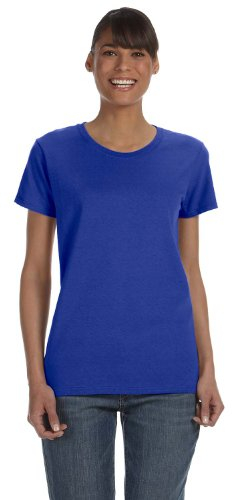 Gildan Women's Heavy Crewneck Cap Sleeve T-Shirt