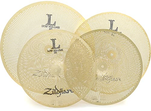 Zildjian LV468 L80 - Series Low Volume 3 Cymbal Box Set, 14 Hi-Hats, 16 Crash, 18 Crash/Ride