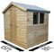 Total 8ft x 6ft Apex Garden Timber Shed