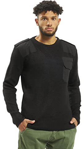 Brandit BW Pullover, Uomo, black, L 52