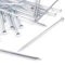 20x Round Head Masonry Nails - 3.5mm x 100mm Rust Resistant Silver Zinc Finish