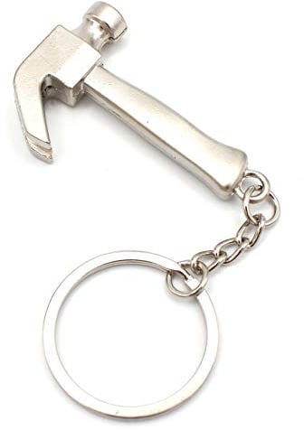 VmG-Store Miniatur Werkzeug Schlüsselanhänger aus Metall S111 (Hammer)