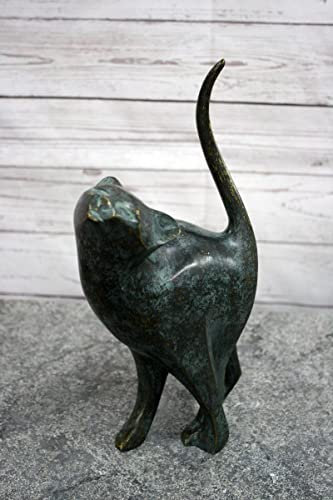 H. Packmor GmbH Bronzefigur Einer stehenden Katze