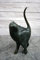 H. Packmor GmbH Bronzefigur Einer stehenden Katze