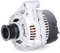 RIDEX 4G0027 Lichtmaschine Generator Alternator 90A 14V im Uhrzeigersinn mit Mehrfachriemenscheibe