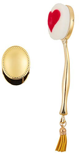 NICENEEDED Spazzola Antipolvere per Nail Art Spazzola Morbida per Nail Art Detergente per Polvere Detergente per Polveri Love Brushes Makeup Powder Blush Brushes Strumenti per Nail Art Accessori