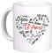 le herisson Tazza MUG San Valentino ti amo love je t'aime frasi - REGALO SIMPATICA DIVERTENTE sanv2