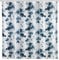 WENKO Anti-Schimmel Duschvorhang Rose Bleu, antibakterieller Textil-Vorhang mit Antischimmel Effekt, waschbar, wasserabweisend, mit 12 Ringen zur Befestigung an der Duschstange, 180 x 200 cm