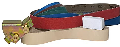 1 x 30 Ultimate Pack: 6 Grit + 1 Leather Honing Belt + Compound + Angle Guide