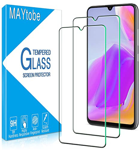 MAYtobe 2 Pièces Verre Trempé pour Samsung Galaxy A32 4G, Film Protection écran Anti-Rayures, Anti-Empreinte, Dureté 9H Glass, Sans Bulles, facile à installer, Haut Définition Vitre Protection