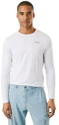 Pepe Jeans Herren Original Basic 2 Long N T-Shirt (1er Pack)