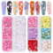 Kalolary 3D Flower Nail Charms Rhinestone for Acrylic Nail Decorations, Acrylic Flowers Nail Art Stud Decorations for Women Girls