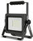 REV LED Baustrahler - 30W, 2550lm, IP65, 6500K, robuster Aluminium Baustellenlampe für Baustelle, Werkstatt & Keller, 2,5m Gummikabel, anthrazit-silber