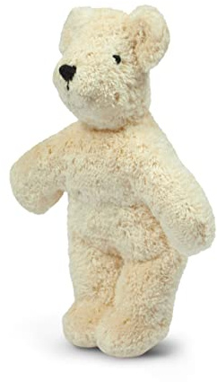 SENGER Tierpuppen Baby Bär, weiß | handliche Größe - perfekt für Neugeborene, aus liebevoller Handarbeit gefertigt