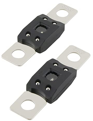 2 Stück SeKi Mega Schraubsicherung Hochstromsicherung 50A Ampere bis 58V DC - KFZ Auto LKW