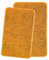 Yeaban Orange Badezimmerteppich-Set, 2-teilig, dicke Chenille-Badematten,saugfähig und waschbar, Badteppich, rutschfest, Waschbecken,81.3x50.8 cm + 91.4x61 cm