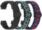 TumpCez Elastische Uhrenarmbänder,16mm 18mm 19mm 20mm 22mm 24mm Schnellverschluss Nylon Armband Verstellbare Aatmungsaktive Sportbänder Ersatzarmband für Herren Damen