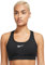 Nike Damen Swoosh SPT T-Shirt, Schwarz/Weiß, XL