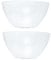 Carousel Home Set of 2 Large Plastic Serving Bowls Salad Bowls | Garden Picnic Kitchen Serving Bowls | Outdoor Dining Tableware Serving Dishes