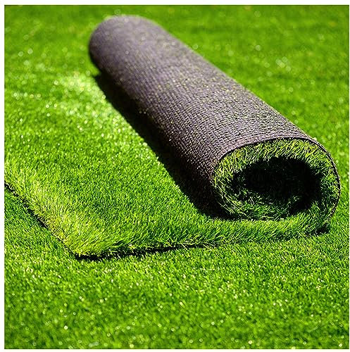 Gazon Artificiel Pelouse Artificielle, Tapis De Gazon Pour Balcon Terrasse, Gazon Synthétique Artificiel Moquette Extérieure,Vert,0.03X1X3m