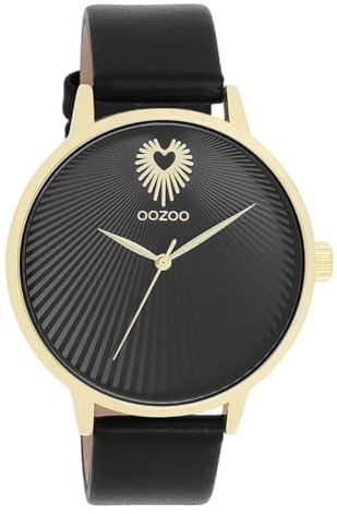 Oozoo Timepieces Damen Uhr | Armbanduhr Damen mit Lederarmband | Hochwertige Uhr für Frauen | Edle Analog Damenuhr in rund C11242