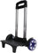 Harilla Rucksackwagen, Rollwagen, Teleskopstange, Aluminiumlegierung, Schwarz, Gepäckwagen mit Rädern, Reisewagen für Boxen, Rucksack, MÄNNER