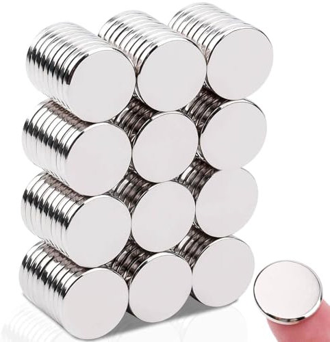 15x2mm Magnete Stark, 100 Stück Neodym Magnete Extra Stark, Round Whiteboard Magnet e für Magnettafel, Magnet e Klein für Kühlschrankmagnete, Bildung, Handwerk, Magneten Starker Halt